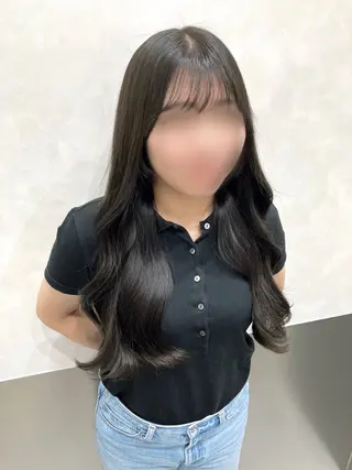 ロング カラー 💖ブリーチなし透明 感💖ASAHIのヘアスタイル