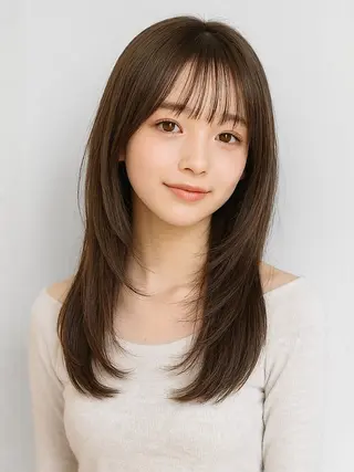 カラー 橋木 凛々のヘアスタイル