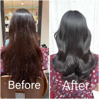 ロング カラー 泉 堅也のヘアスタイル
