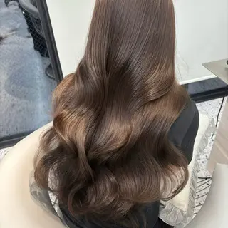 ロング カラー cocoro / 韓国・網紅ヘア︎໒꒱のヘアスタイル