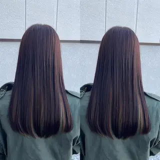 ロング 飯田 智也のヘアスタイル