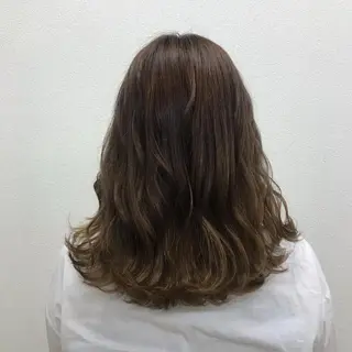 ミディアム もりたみかこ 美容師お休み中のヘアスタイル