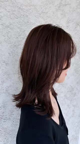 ミディアム カラー 椎葉 祐也のヘアスタイル