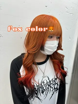 ロング カラー 🫧‪Ameri🫧 Emma ecoleのヘアスタイル