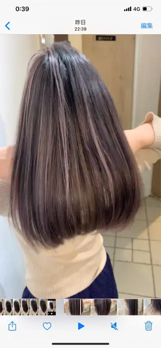 ロング カラー パーマ ヘアアレンジ メンズ キッズ ネイル マツエク・マツパ 酸性ストレート 髪質改善大槻勇樹のヘアスタイル