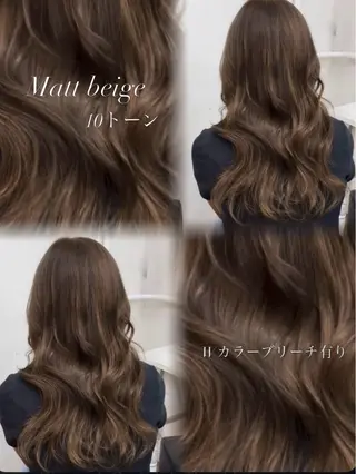 カラー 心寧🍑🤍ྀི/ beigecolorのヘアスタイル