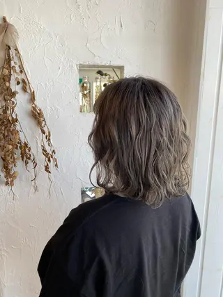 ミディアム カラー パーマ ヘアアレンジ メンズ キッズ ネイル 豊橋美容院 ソンリエのヘアスタイル