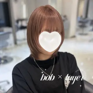 ショート レイヤー/ハイトーン 🤍reina🤍のヘアスタイル