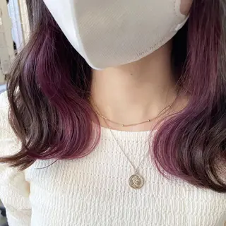 ロング カラー 透明感カラー/ レイヤー　YUKAのヘアスタイル