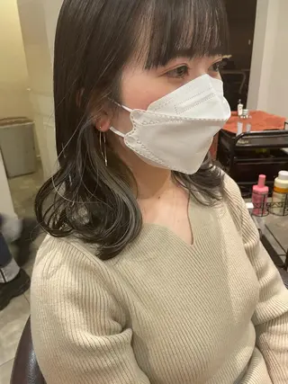 ロング カラー 大人ボブと似合 わせカラー/馬場 翼のヘアスタイル