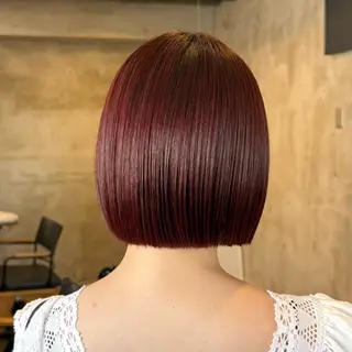 ショート カラー Koko . 🤍ボブ ✧*｡のヘアスタイル