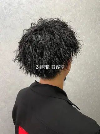 パーマ メンズ 深夜美容師 SHOEIのヘアスタイル