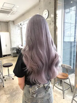 ロング カラー 小顔カット/艶 カラー特化♡MIHOのヘアスタイル