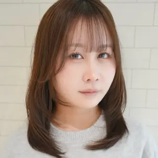 ミディアム 🌷レイヤーカット/ 透明感カラー🌷増田のヘアスタイル