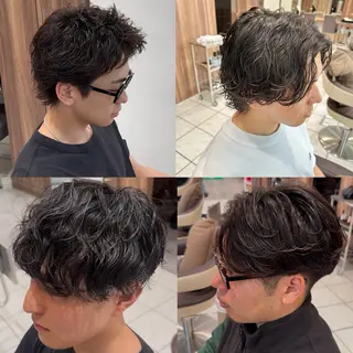 パーマ メンズ 荻巣 うららのヘアスタイル