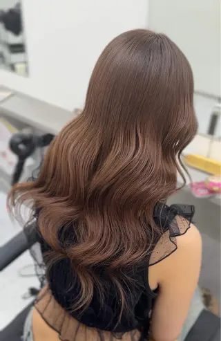 ロング カラー レイヤー透明感カラー ブリーチ🎀オトハのヘアスタイル