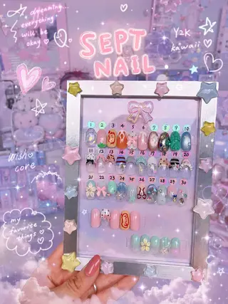 ネイル shiho セプトアカデミーのネイルデザイン