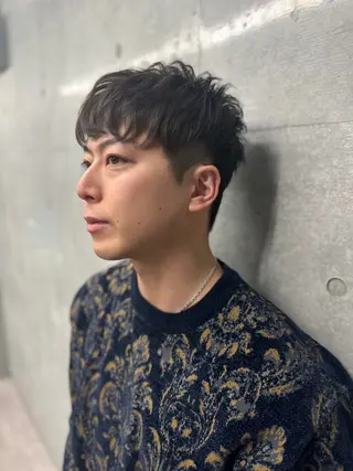 ショート メンズ 原宿アンリ 山下卓也のヘアスタイル