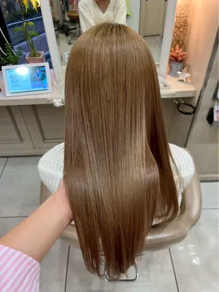 横浜/ミルクティー カラー🤍みうのヘアスタイル