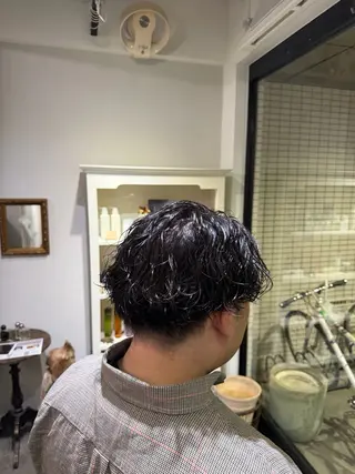 パーマ 北條 太基のヘアスタイル