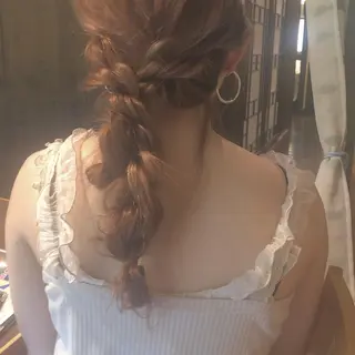 ロング ヘアアレンジ 江原 彩華のヘアスタイル