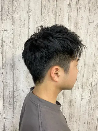 ショート メンズ 勝河 怜楊のヘアスタイル