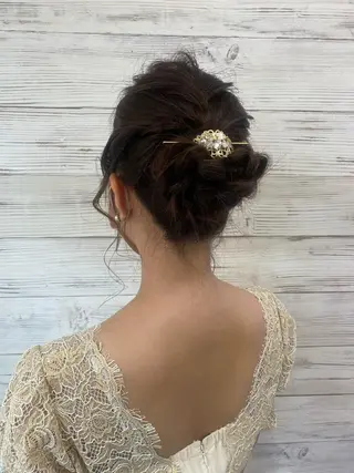 ロング カラー ヘアアレンジ FAAM Tsuneのヘアスタイル