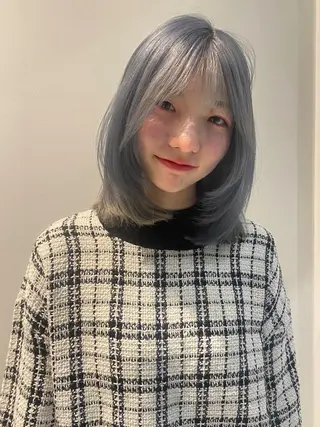 ミディアム カラー mai / linoah˚✧のヘアスタイル