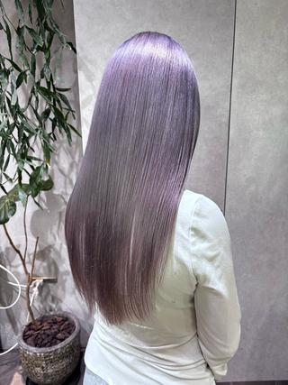 ロング カラー ヘアアレンジ color.nail 🫧ionaのネイルデザイン