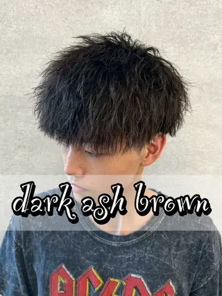 ショート カラー メンズ 🫧透明感カラー🫧 艶髪🫧韓国ヘアのヘアスタイル
