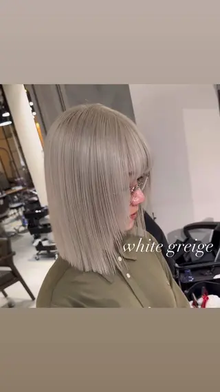 ミディアム カラー 💜ハイトーン💛 マジカルかいちゃんのヘアスタイル