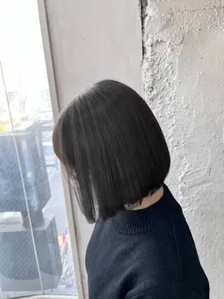 ショート ブリーチなし透明感 カラー/チサト🌿のヘアスタイル