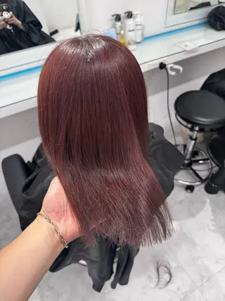 ロング カラー 透け上品ハイトーン 職人ゆうと🤍のヘアスタイル