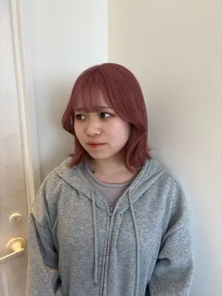 ミディアム カラー レイヤー sala 推しカラー職人🎀のヘアスタイル