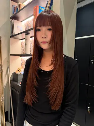ロング み うのヘアスタイル