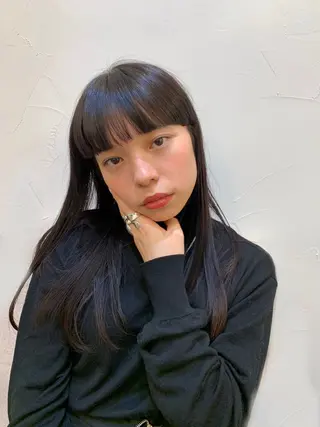 セミロング メンズhair /こえびのヘアスタイル