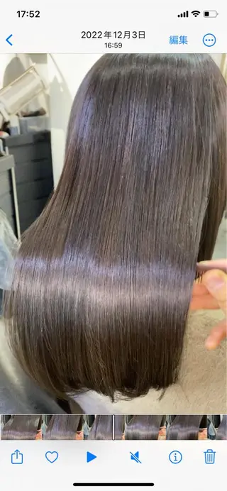 セミロング 森川 達功のヘアスタイル