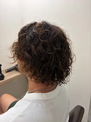 パーマ メンズ メンズカット attraitななかのヘアスタイル