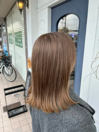 ミディアム カラー RuLaN AMIのヘアスタイル
