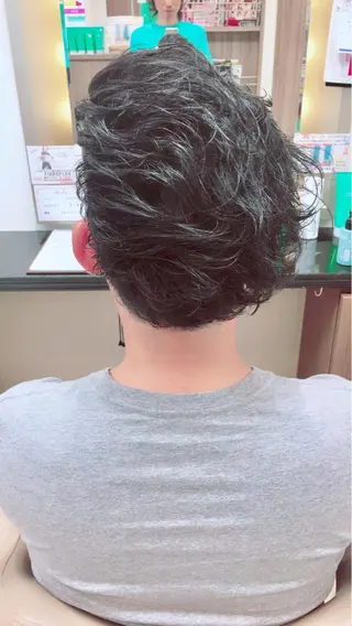 ショート パーマ 日野 祥のヘアスタイル