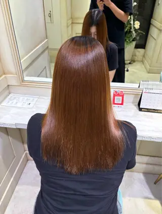 パーマ 💙透明感カラー/ 縮毛矯正/ゆうな💙のヘアスタイル