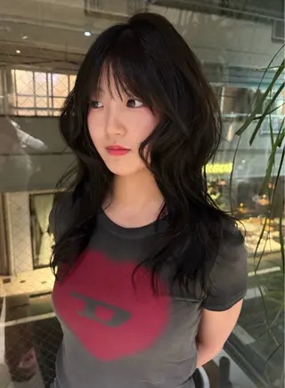 ロング 楓^・◦・🎀^ ブリーチモデル募集中のヘアスタイル