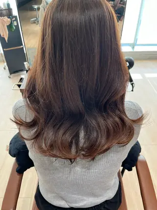 セミロング レイヤー/艶感カラー /LILICAのヘアスタイル