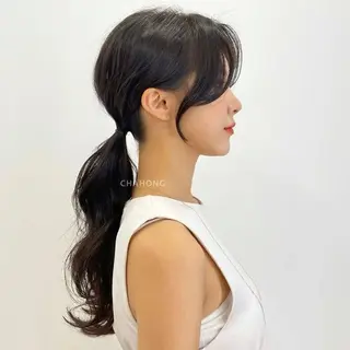 ロング 韓国好き🇰🇷 美容師MIKUのヘアスタイル