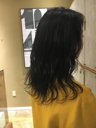 セミロング カラー 相川 愛実のヘアスタイル