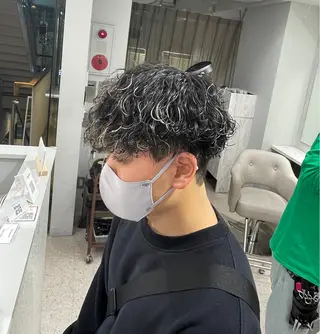 パーマ メンズ 京都河原町 メンズパーマ助川龍哉のヘアスタイル
