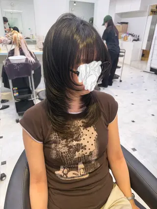 セミロング カラー 🦋ボブ・ショート・ レイヤー🦋トシキのヘアスタイル