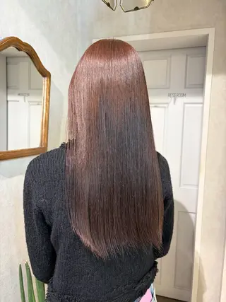 ロング カラー 透明感カラー🫧🎀 まりなのヘアスタイル