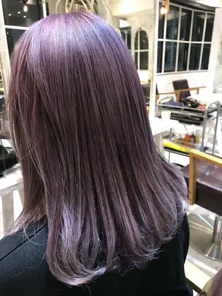 セミロング カラー 塚本 昂のヘアスタイル