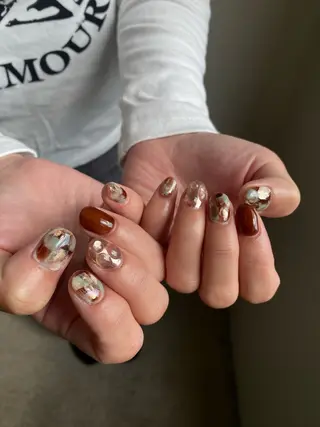 ネイル 草加ニュアンスネイル 🌚hersのネイルデザイン